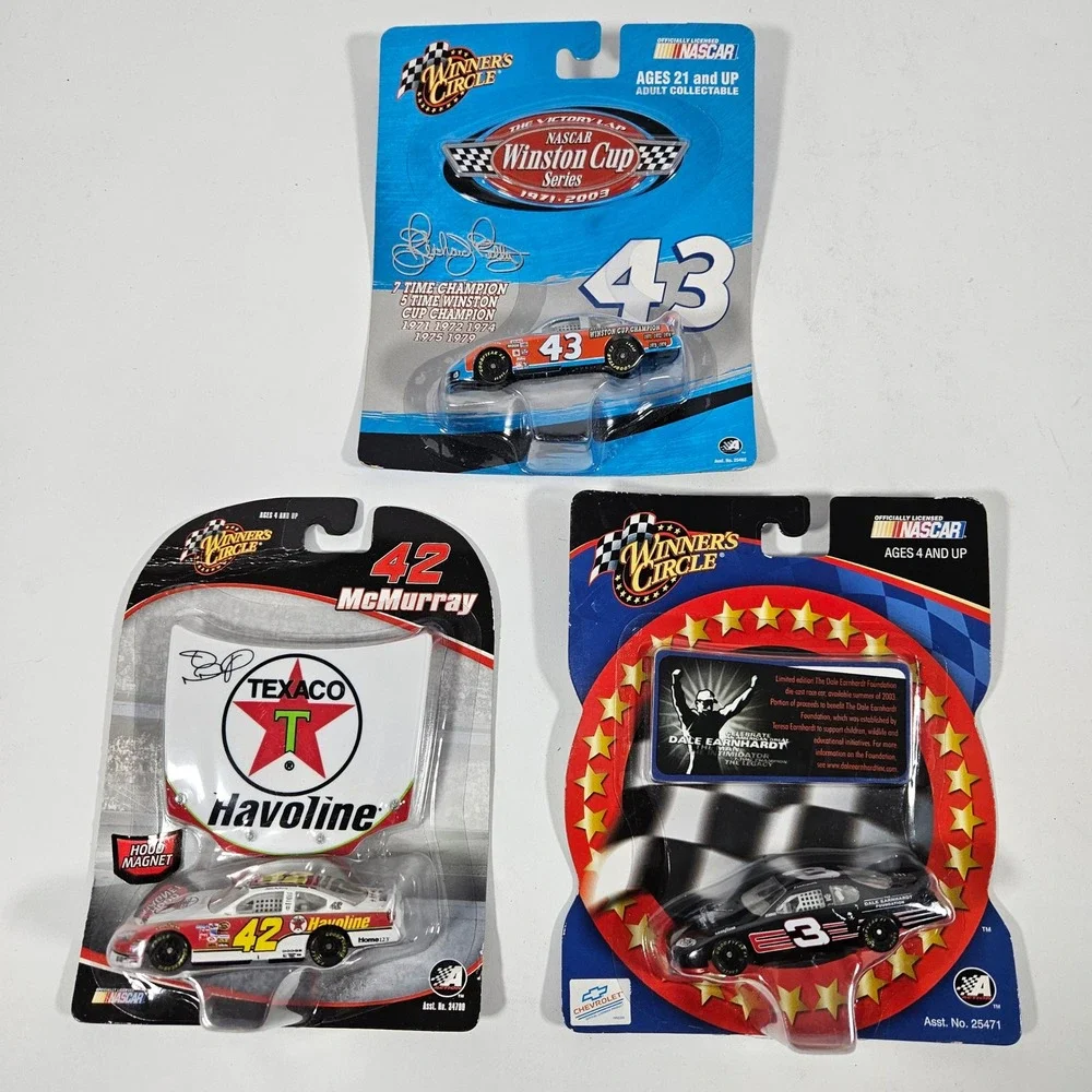 Winners Circle NASCAR Diecast Lot Dale Earnhardt Richard Petty Jamie McMurray